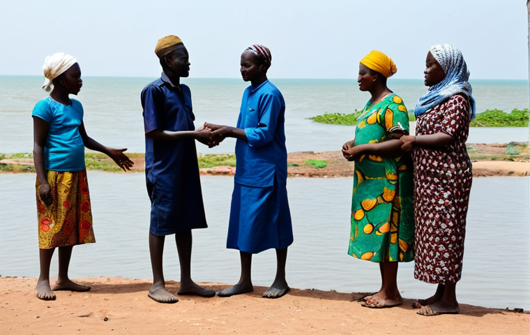 감비아와 유엔 관계 - **Education in The Gambia:** "A vibrant classroom scene in The Gambia, children in school uniforms l...
