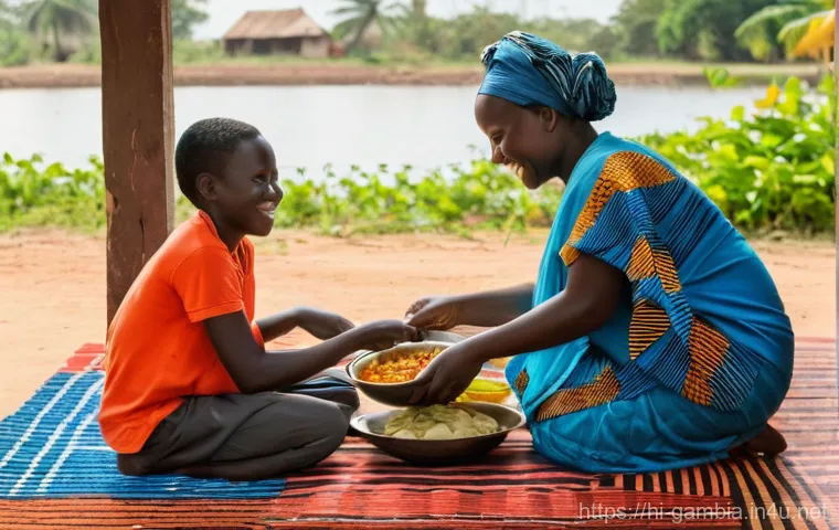 감비아 대체 의학 문화 - **Prompt:** A respected Gambian traditional healer, an older man with a calm and benevolent demeanor...